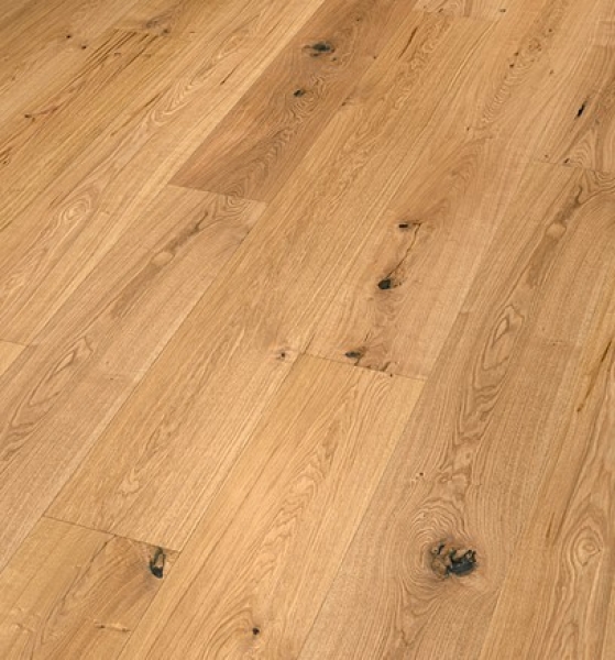 Landhausdiele XL 3-Schicht Eiche handgehobelt geölt Klicksystem Bund à 3,43 qm